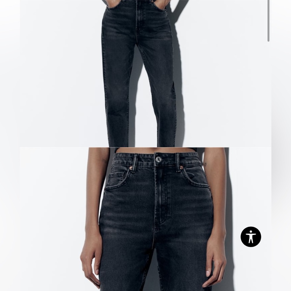 Zara mom jeans
